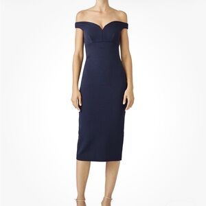 Cinq a Sept Navy Garnet dress NWT size 8